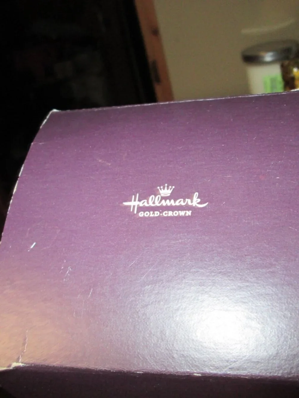 Vtg Hallmark Fresh Linen scented pillar candle 4 in